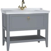 Resim Vitra Valarte 100CM Gri Alt Modül ve Lavabo 62184 