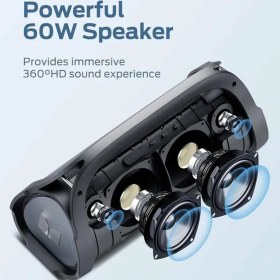 Resim Monster Audio Monster Adventurer Max Boombox Çift Subwoofer'lı Ipx7 Su Geçirmez Bluetooth Hoparlör 60W 