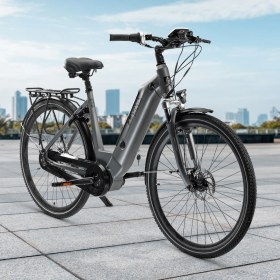 Resim Asvıva B14T 27,5'' Orta Motorlu Hollanda Elektrikli Bisiklet – Dayanıklı & Konforlu E-Bike 