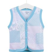 Resim Unisex Bebek Mavi Penye Yelek 24295 Mavi 