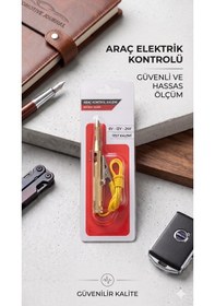 Resim Oto Elektrik Kontrol Kalemi 6v 12v 24v Arıza Tespit Cihazı 