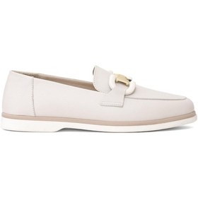 Resim İnci 101973608 5ı Lenno 5fx Kadın Loafer Ayakkabı Bej Bej 