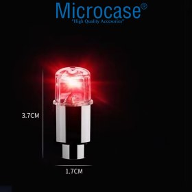 Resim Microcase LED Işıklı Hareket Sensörlü Bisiklet Araba Motor Sibop Kapağı Lambası 2'li AL4508 