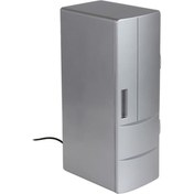 Resim Wholesale00 3,5w Usb Pc Mini Buzdolabı: 24,5x10,8x8,3 Cm, Gümüş, İçecek Soğutucu/ısıtıcı 