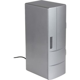 Resim Wholesale00 3,5w Usb Pc Mini Buzdolabı: 24,5x10,8x8,3 Cm, Gümüş, İçecek Soğutucu/ısıtıcı 