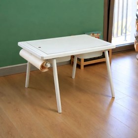 Resim Montessori Ahşap Aktivite Masası - MDF Ahşap - 40cm / Açılı 