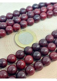 Resim Bileklik Boy Ud Ağacı Ahşap Yarım Dizi 10mm 45278 18cm Uzunluğundadır Çok Renkli 