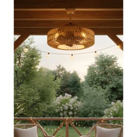 Resim Hasır Tavan Vantilatör 4*E27 KCF301 