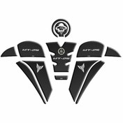 Resim GOGOPREMİUM YAMAHA MT25 2020 - 2024 UYUMLU TANK PAD SET 007 
