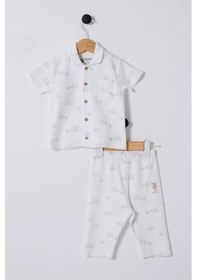 Resim U.s. Polo Assn Erkek Bebek Beyaz Takım 5274-47844 Beyaz 