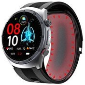 Resim Spovan Electro Pro Hava Basınçlı Tansiyon Şeker NFC Sesli Görüşme EKG Türkçe Akıllı Saat 