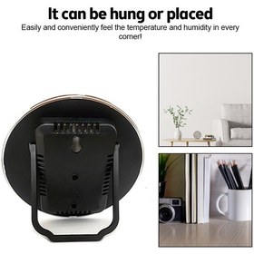 Resim Analog Sıcaklık Ve Nem Ölçer - Duvar Tipi, Masa Üstü Termometre Higrometre İç/dış Mekan Isı & Nem 