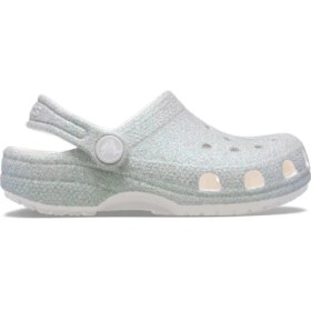 Resim Crocs Classic 210986-100 Beyaz Terlik Erkek Çocuk İçin Hafif Konforlu Simli Tasarım 32-33 Numaralı 