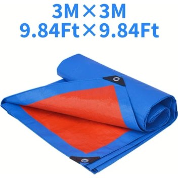 Cloud011 1 Adet Büyük Çift Taraflı Su Geçirmez Pe Pvc Örtü Silver