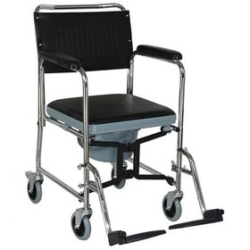 Resim Tekerlekli Tuvalet Ve Banyo Sandalyesi Klozete Uyumlu Hasta Tuvaleti Tekerlekli-banyo-wc 