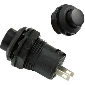 Resim Ic-191c Ic-186d Buton Plastik Yaylı 12mm 2p Ds-227 Siyah 