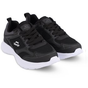 Resim Slazenger Günlük Rahat Bağcıklı Unisex Sneaker Ayakkabı Siyah/Beyaz 