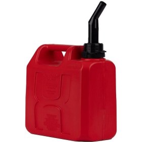 Resim Benzin Bidonu 10 Litre Akaryakıt Mazot Taşıma Doldurm Boşaltma Borulu Plastik Antistatik 