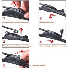 Resim Rbw 91016 Retrofit Üniversal 16 Inç / 400 Mm Muz Silecek 