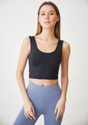 Resim Nismia Askılı Crop-siyah 