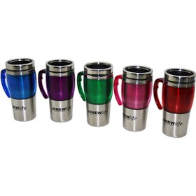 Resim Go İthalat UZUN KROM - RENKLİ TERMOS BARDAK 450ML. (5224) 