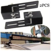 Resim Hightower 2 Adet Evrensel Araç Bagaj Rafı Işık Demiri Montaj Braketi Suv 4x4 Çapraz Lamp Tutucu 