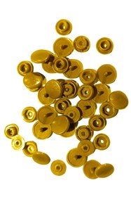 Resim Celines Wonders Kalite Garantili T5=12,5 Mm Kapaklı Çıtçıt, 10 Takım, Plastik, Çıt Çıt, Gold Altın 