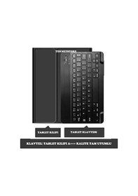 Resim Apple Uyumlu iPad Air 5. Nesil 10.9 Inç M1 2022 Tablet Bluetooth Klavyeli Kılıf Türkçe Klavye Kılıf 