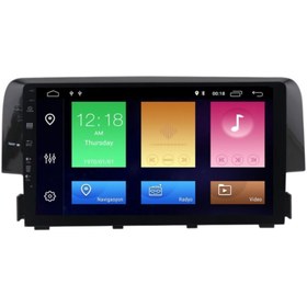Resim Navimex Honda Civic Fc5 Android 10 Multimedya Usb Tv Kamera 2 Ram 