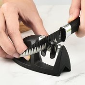 Resim Dayanıklı Tungsten Çelik Mini Bıçak Bileme Aleti - Hafif, V-Edge Taşlama Aracı Dış Mekan Kullanımı İçin 