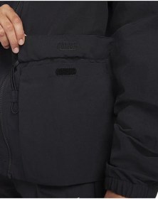 Resim Sportswear Everything Wovens Oversized Full-zip Hoodie Kadın Ceket Ndd Sport Siyah 