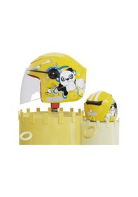 Resim Standart 3c Sertifikalı Çocuk Elektrikli Araba Kaskı Sarı 