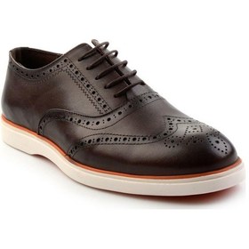 Resim Bambi Kahve Leather Erkek Oxford Ayakkabı E01054182741 Kahve 