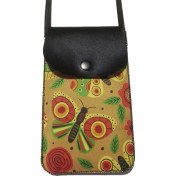 Resim Cemmys Kadın Çapraz Desenli Omuz Askılı Telefon Çantası Kılıfı 