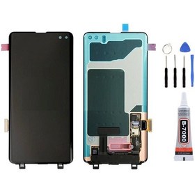 Resim Samsung S10 Plus G975 Uyumlu Ekran Lcd Dokunmatik Tamir Seti Ve Yapıştırıcı Yanında Yedcom 
