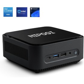 Resim Nipogi JK09 N150 Intel Alder Lake 12.Nesil 16GB DDR4 512GB NVMe SSD HDMIWiFiBT WIN11 PRO Mini PC 