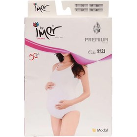 Resim Nessiworld Nessiworld İmer Hamile Çıt Çıt Body 9253 White - White / L 