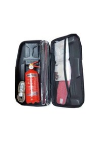 Resim Trafik Seti Ilk Yardım Çantası 4 Yıl Süreli Yangın Tüplü Lüx Eva Çantalı 