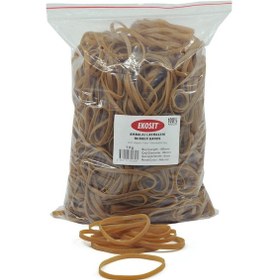 Resim Ekoset 100X5Mm Geniş Kauçuk Paket Ambalaj Lastiği 1Kg 
