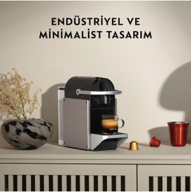 Resim Nespresso C62 Pixie Espresso Kahve Makinesi,Titan 