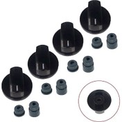 Resim Dominox Uyumlu Düğme 4 Lü Takımı Ankastre Set Üstü Ocak Düğmesi - 551841754 