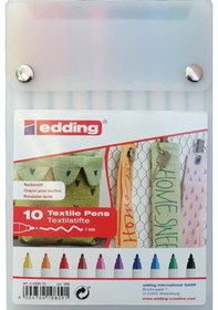 Resim Kayakirtasiye Edding 4600 10 Renk T-Shırt-Tekstil Marker 