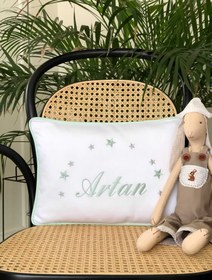 Resim Yıldız Serisi Dekoratif Bebek Yastığı - Biyeli 