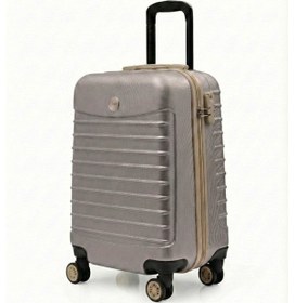 Resim Kabin Boy Valiz 4x2 Teker Taş-bej 1168 Taş 