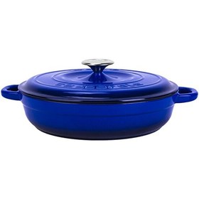 Resim Lava New Heritage Serisi Çok Amaçlı Döküm 28 CM Yuvarlak Mavi Yayvan Tencere LV Y ST3 28 YK3 B 