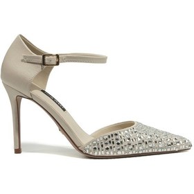Resim Nine West Jovana 6fx Şampanya Kadın Topuklu Sandalet 000000000102051468 Bej 