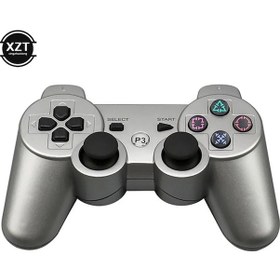 Resim Gümüş-gamepad Kablosuz Bluetooth Uyumlu Joystick Konsolu İçin Sony Ps3 Denetleyicisi İçin Playstation 3 Oyun Pedi Joypad Oyun Aksesuarları 