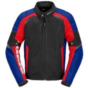 Resim Spıdı Tek Net Yazlık File Tekstil Ceket Mavi Kırmızı 