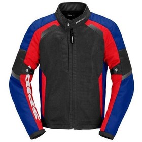 Resim Spıdı Tek Net Yazlık File Tekstil Ceket Mavi Kırmızı 