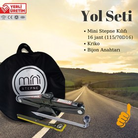 Resim Yol Seti (Mini Stepne Kılıfı + Bijon Anahtarı + Kriko) Yol Seti (Mini Stepne Kılıfı + Bijon Anahtarı + Kriko)